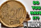 TOP 6 ULTRA RARE 20 EURO CENT COINS WORTH A LOT OF MONEY -COINS WORTH MONEY!