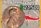 💰 1983 No-Mint Mark Penny Worth Up To $23,500+ — How To Spot This Rare Treasure! 🔎