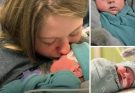 Doctors remove life support as family says farewell to newborn, but then he starts breathing