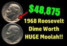 Commonly Overlooked 1968 Dimes That Are Worth Money – Check Every Coin For This!