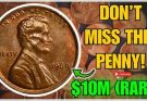 Top 10 Most Valuable Pennies in History! Including the Rare 1969-D Penny